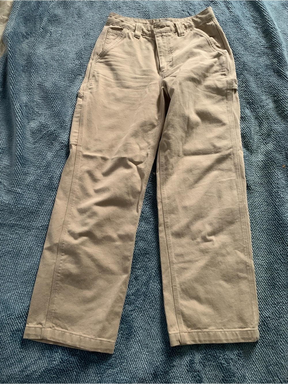 TNA Women's Straight Leg Beige Work Pant